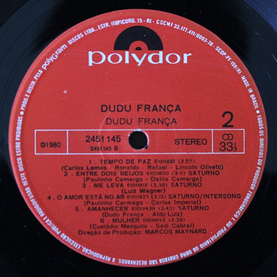 Dudu Fran&ccedil;a - Dudu Fran&ccedil;a