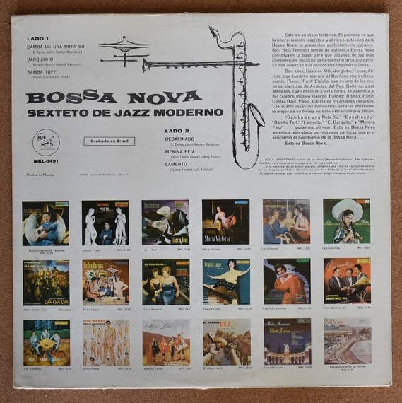 Sexteto De Jazz Moderno - Bossa Nova  [LP]