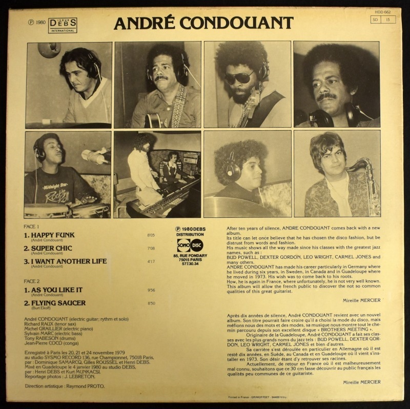 Andre Condouant - Happy Funk    [LP]  " Super Chic " ��Ͽ