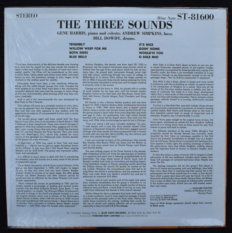The Three Sounds - The 3 Sounds  [LP]