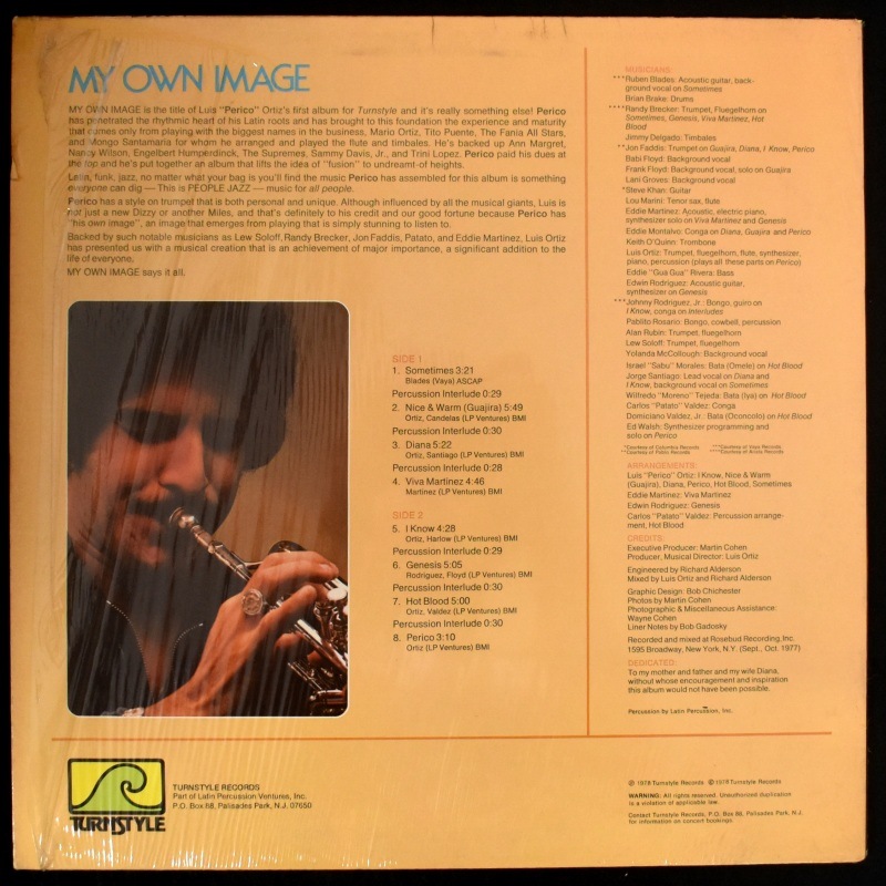 Luis "Perico" Ortiz - My Own Image   [LP]