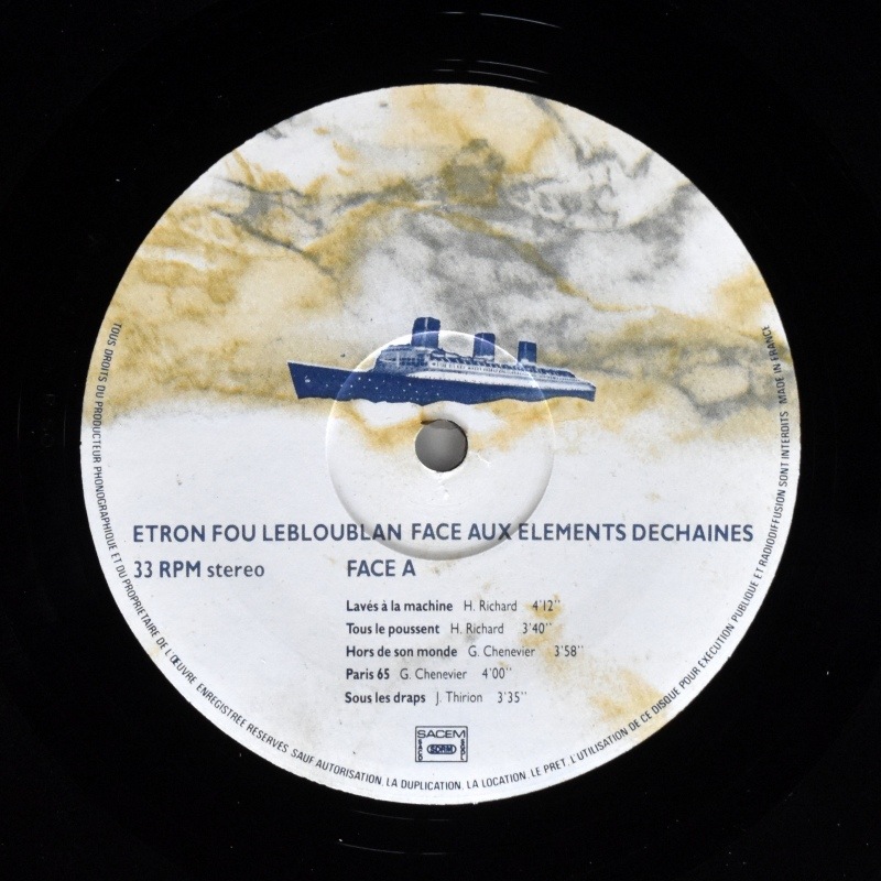 Etron Fou Leloublan - Face Aux Elements Dechaines  [LP]