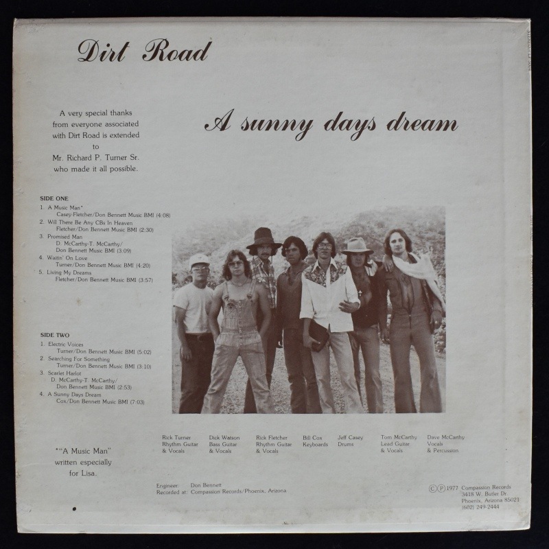Dirt Road - A Sunny Days Dream  [LP]