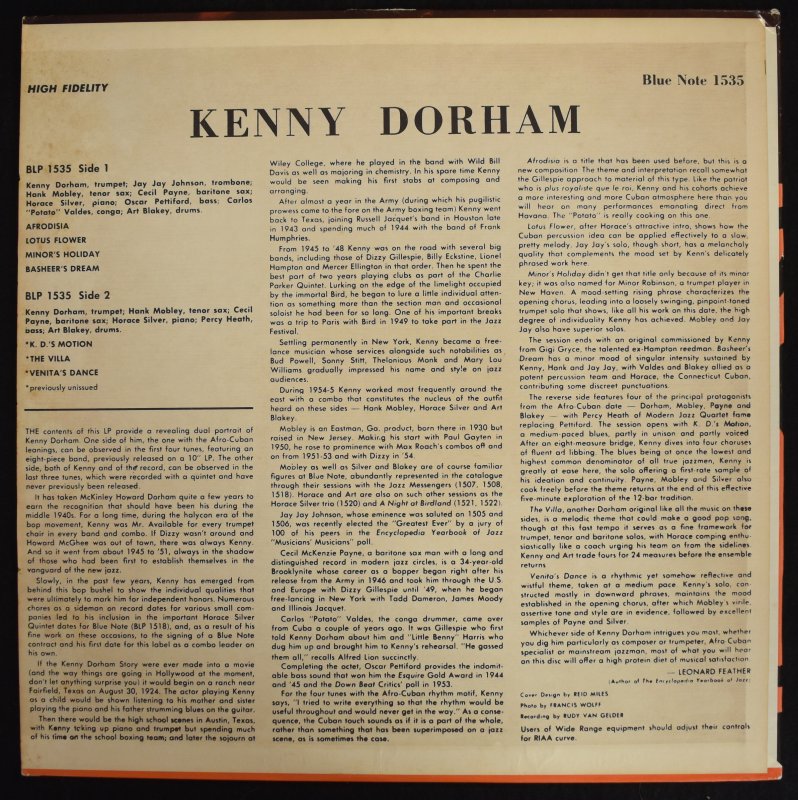 Kenny Dorham - Afro-Cuban   [LP]
