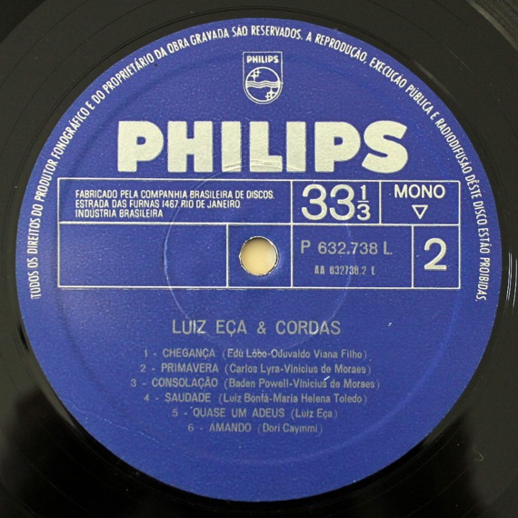 【Brazil Org】Luiz Eça & Cordas Jazz ブラジル Brazil Org】Luiz Eça & Cordas Jazz ブラジル Luiz Eca