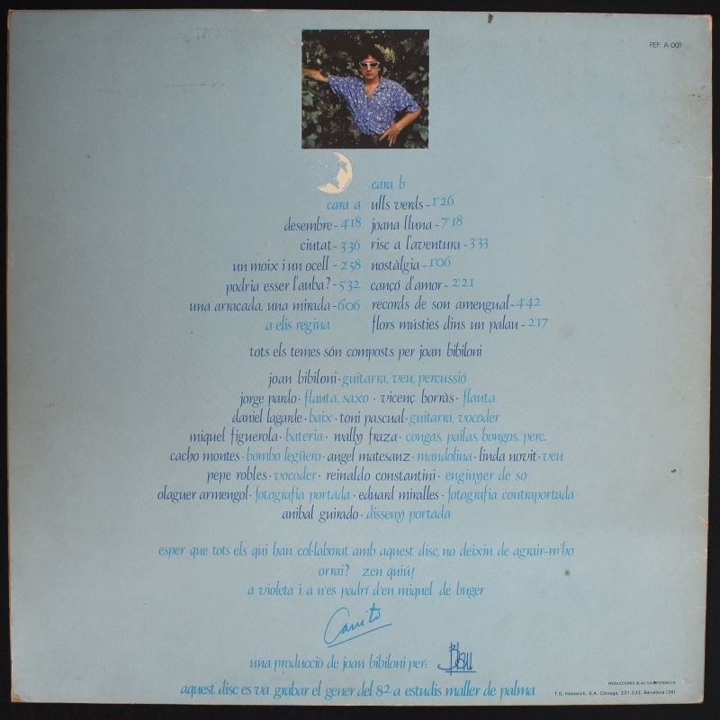 Joan Bibiloni - Joana Lluna   [LP] ���ڥ��󡡥��ꥸ�ʥ�