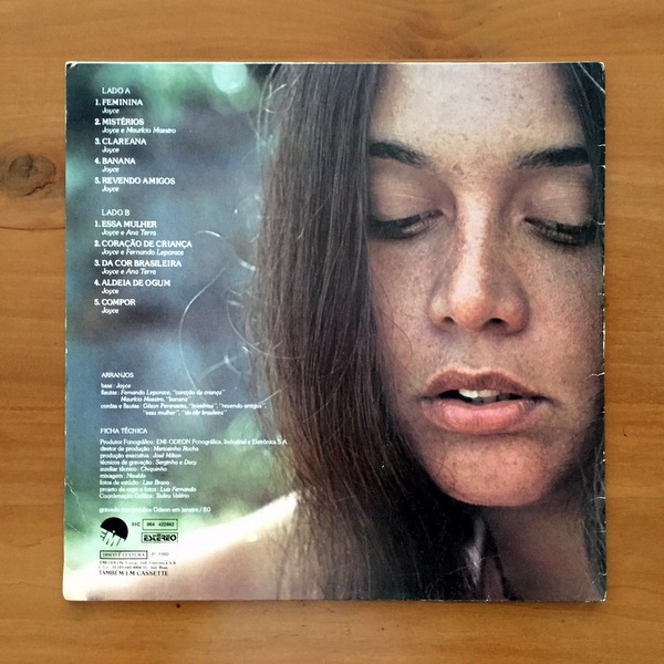 Joyce ‎– Feminina ” Incluindo Claraeana”表記なし オリジナル