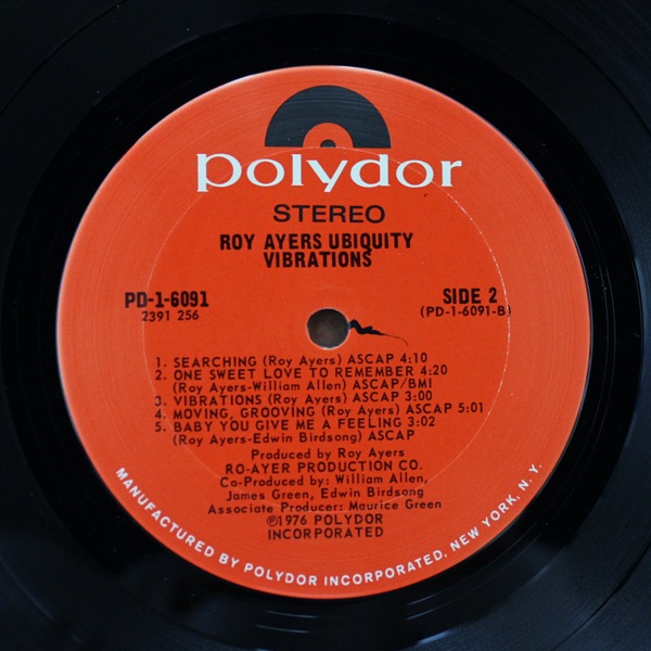 Roy Ayers Ubiquity - Vibrations｜JAZZ,JAZZ FUNK / SOUL JAZZ