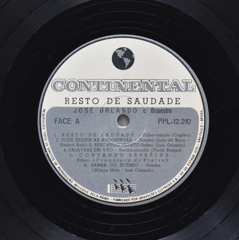 Jose Orlando - Resto de Saudade  [LP]