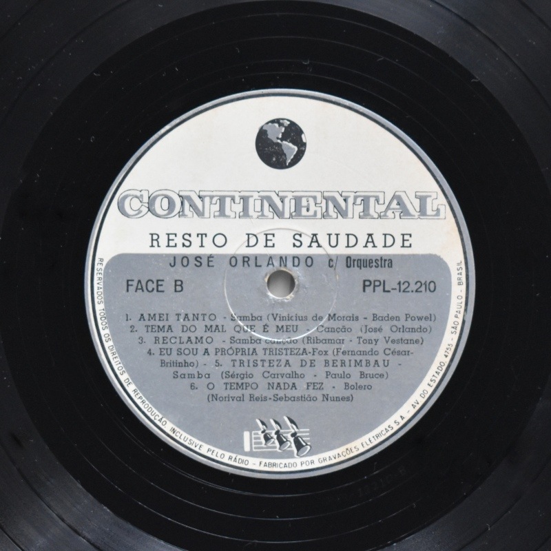 Jose Orlando - Resto de Saudade  [LP]