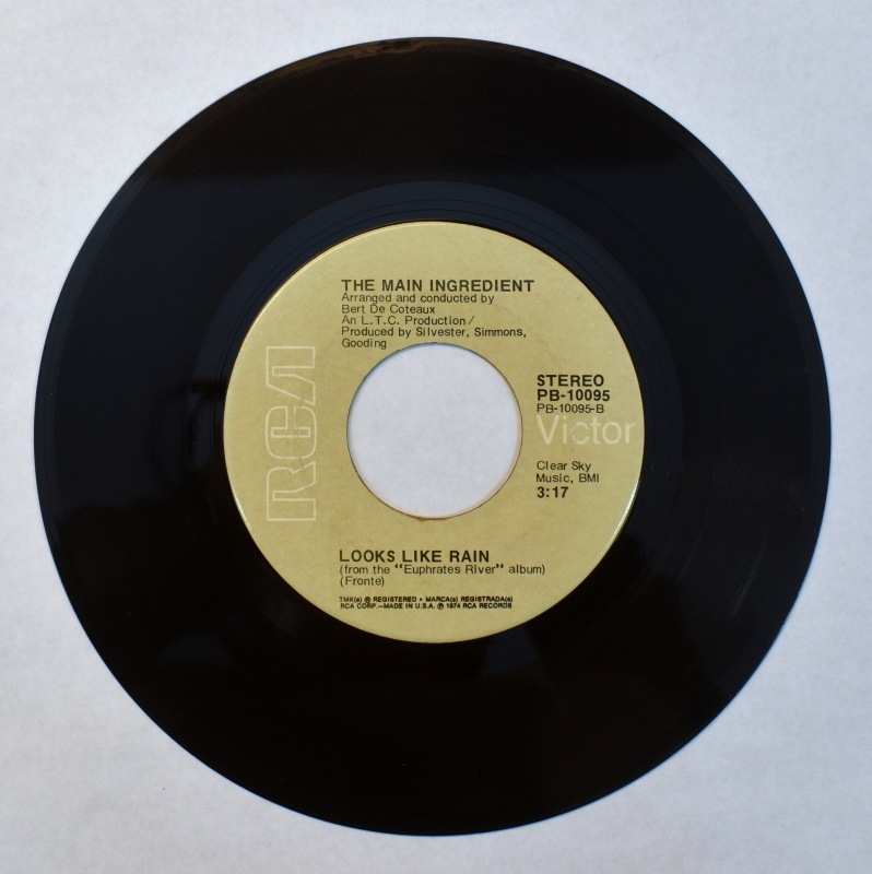 The Main Ingredient - California My Way / Looks Like Rain      [7inch]