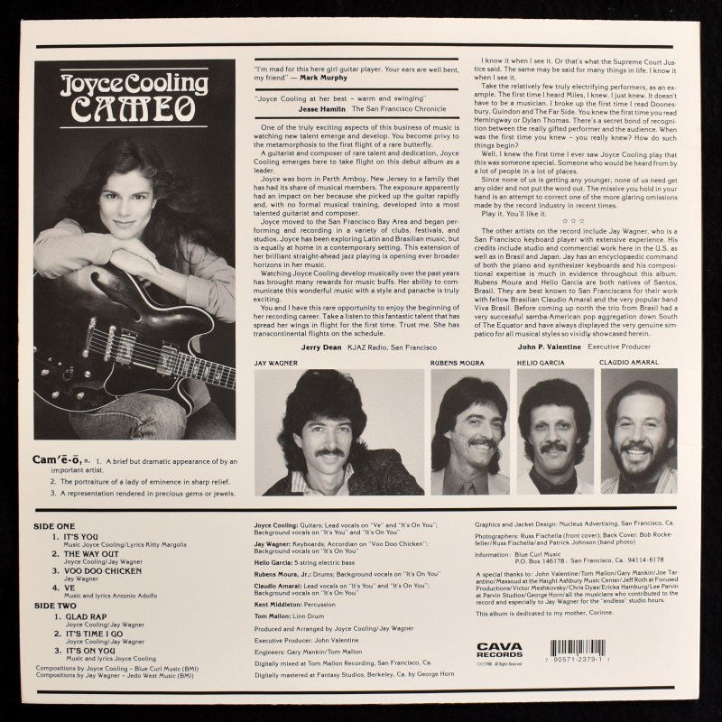 Joyce Cooling - Cameo             [LP]