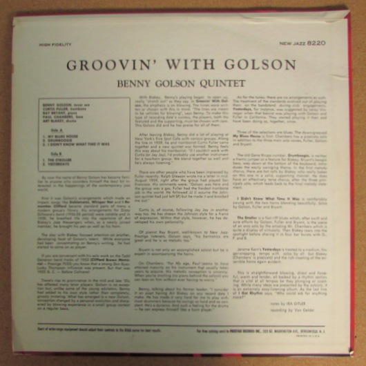 Benny Golson - Groovin