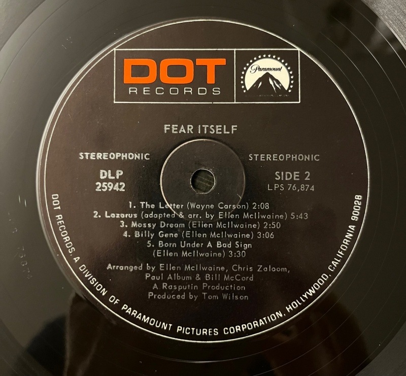 Fear Itself - S/T '68 US ���ꥸ�ʥ�