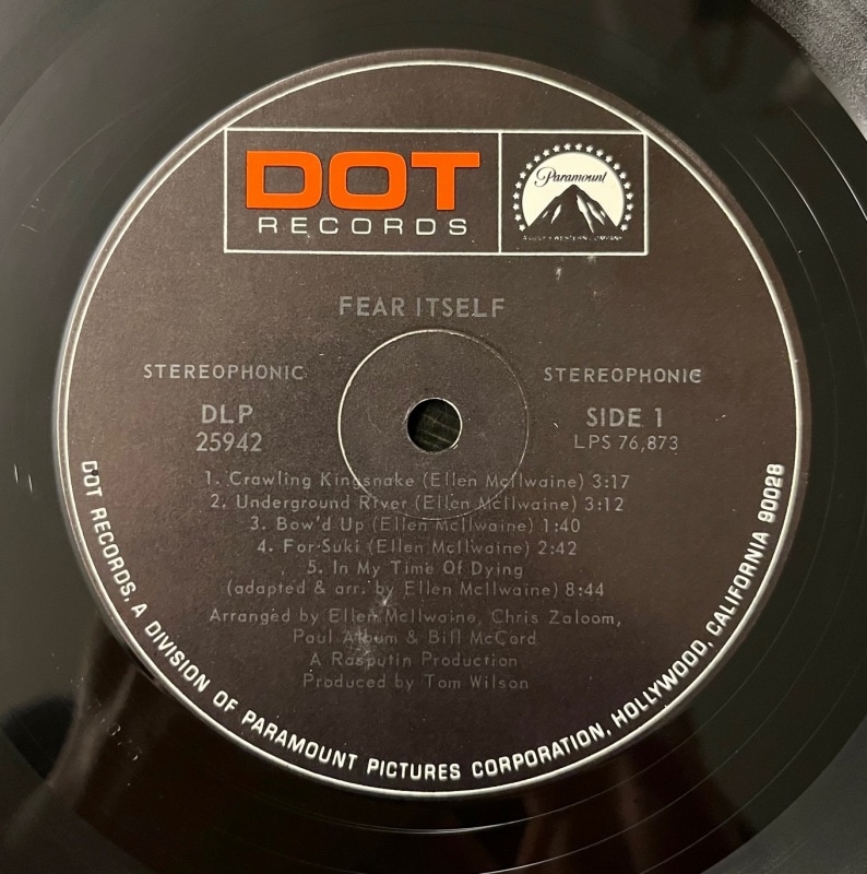 Fear Itself - S/T '68 US ���ꥸ�ʥ�