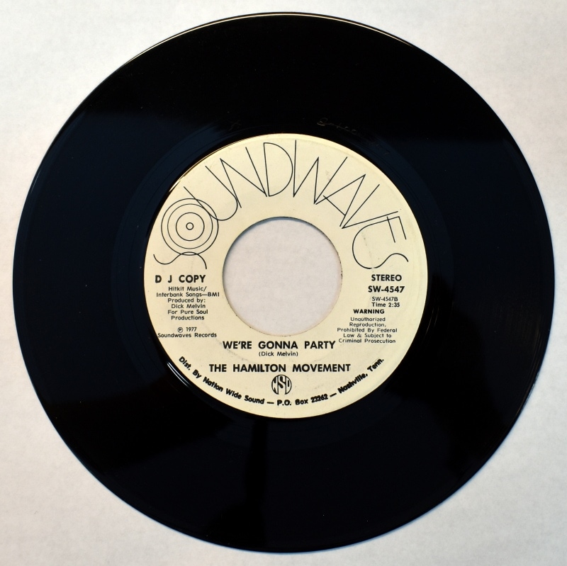 The Hamilton Movement - Love Man "That's What I Long To Be" / We're Gonna Party   [7inch Promo]