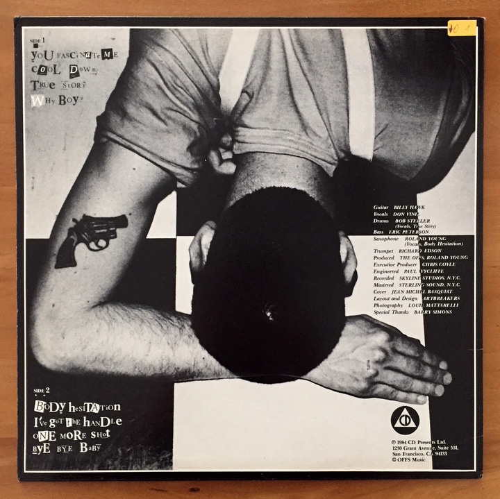 The Offs ‎– First Record ホワイトﾋﾞﾆｰﾙ オリジナル Jean-Michel