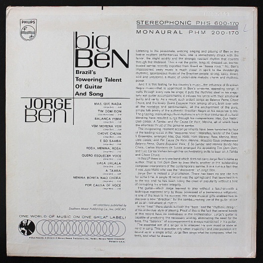Jorge Ben - Big Ben " ( �� Samba Esquema Novo �� )