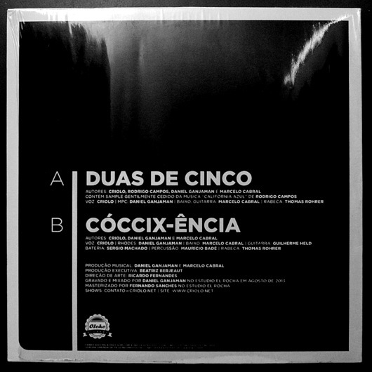 Criolo - Duas De Cinco / Coccix-encia