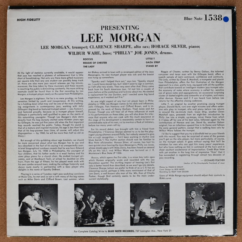 Lee Morgan - Indeed! [LP]｜JAZZ,Hard Bop｜Paddy Field