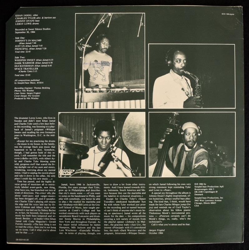 Khan Jamal Quartet - Dark Warrior     [LP]