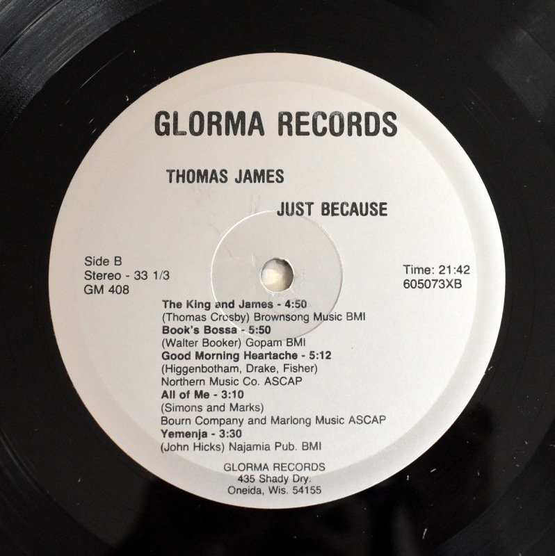 Thomas, James - Just Because          [LP]
