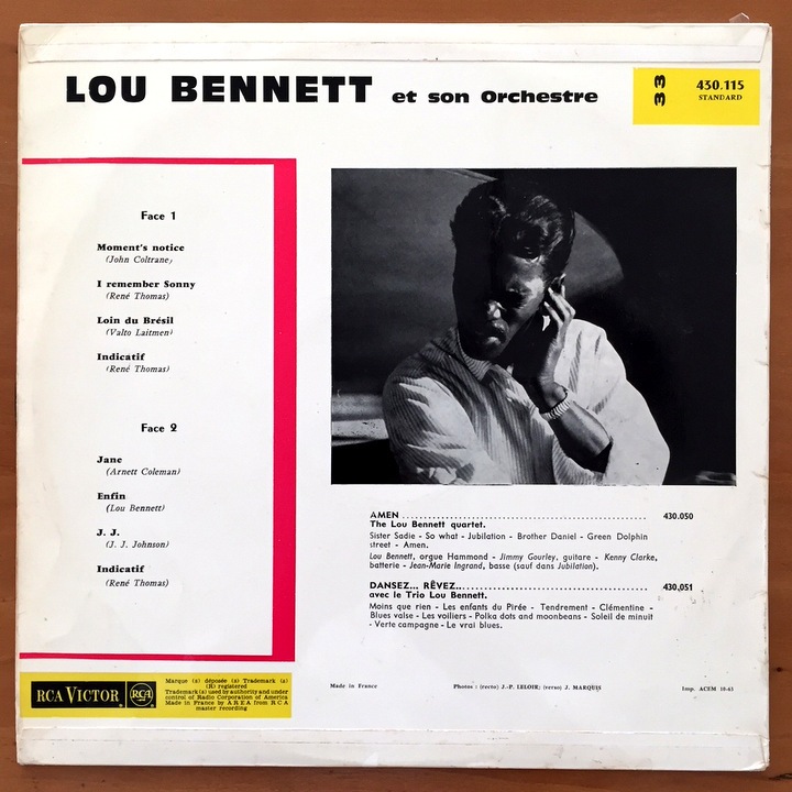 Lou Bennett Et Son Orchestre - Enfin !