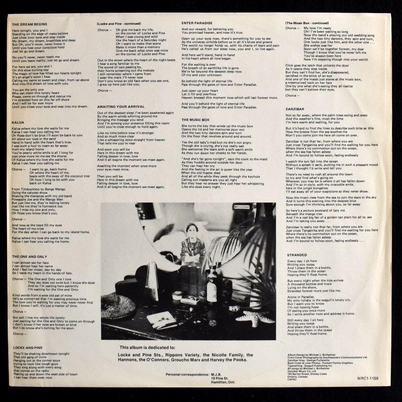 Michael J. Birthelmer - Zanzibar     [LP]