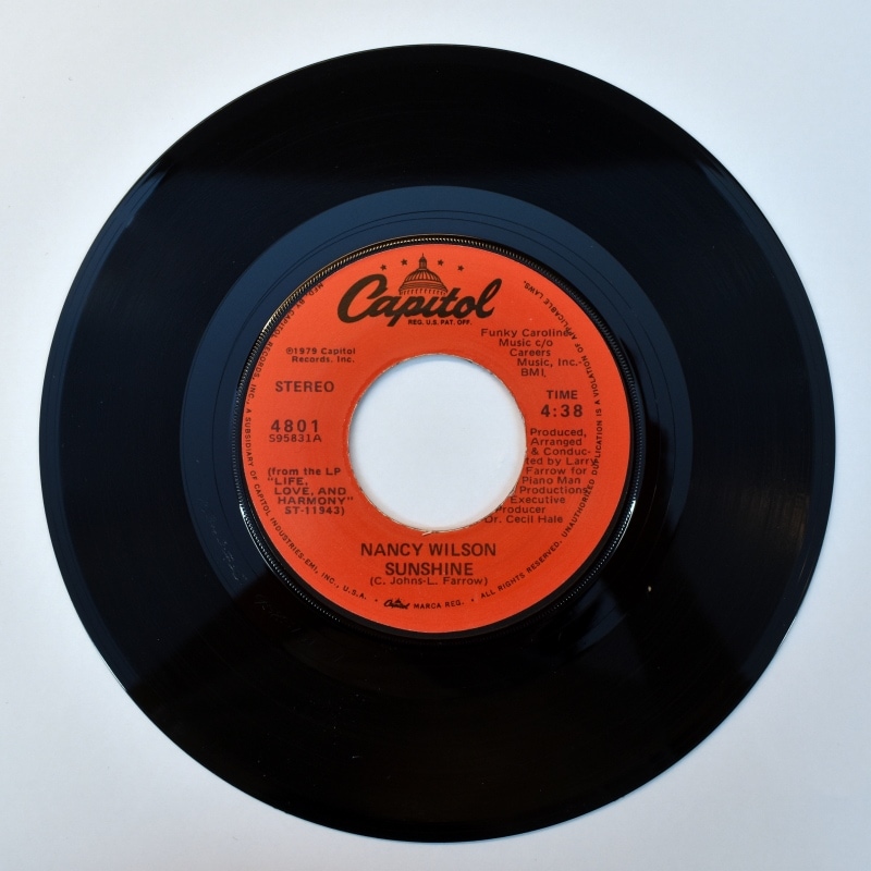 Nancy Wilson - Sunshine / This Is Our Song     [7inch]