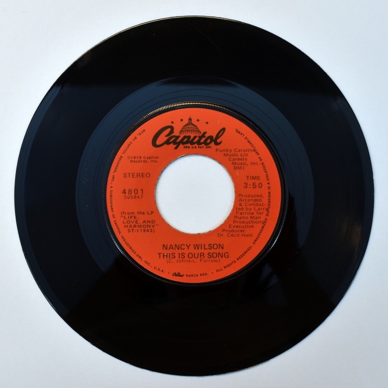 Nancy Wilson - Sunshine / This Is Our Song     [7inch]