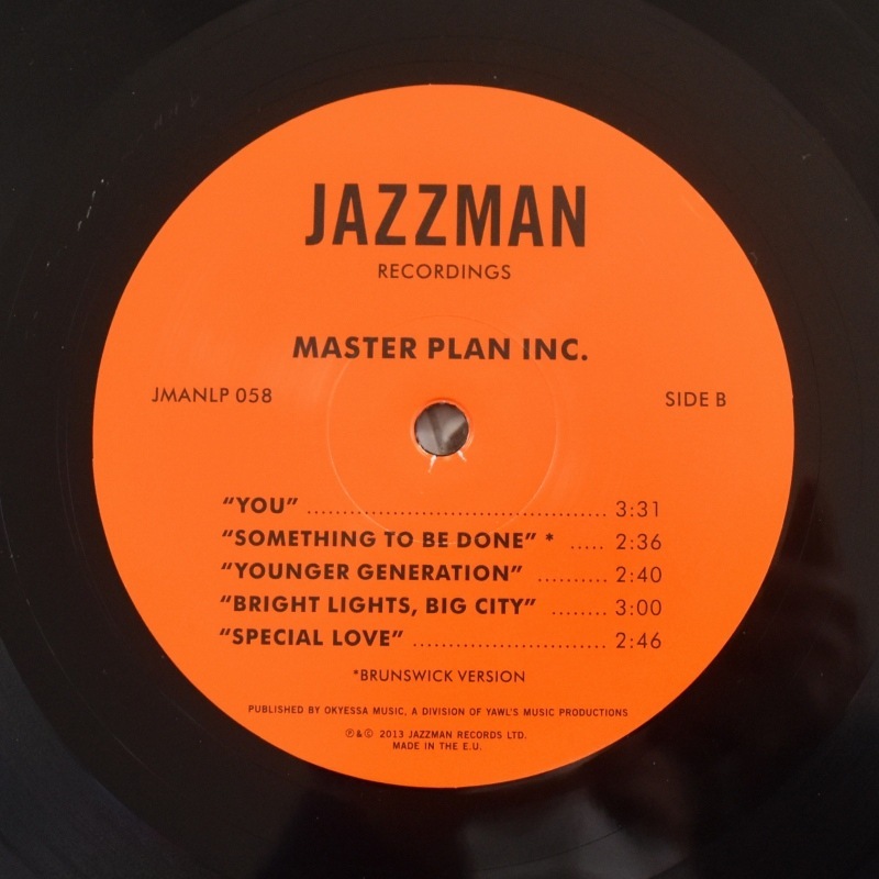 Master Plan Inc. - Master Plan Inc.       [Compilation LP]