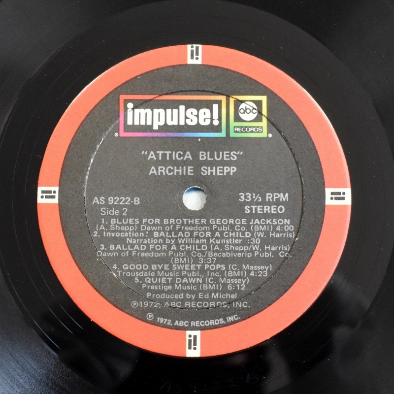 Archie Shepp - Attica Blues       [LP]