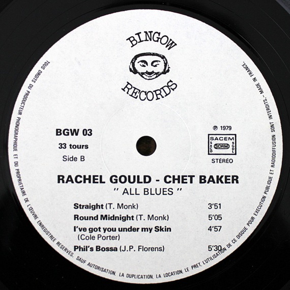 Rachel Gould - Chet Baker - All Blues｜JAZZ,VOCAL｜Paddy Field