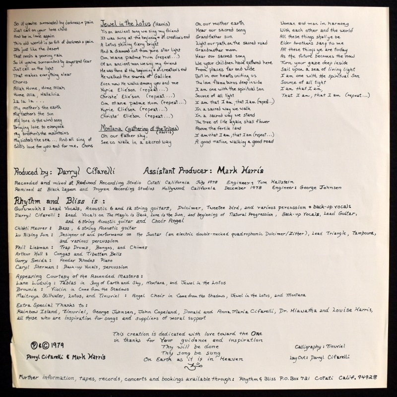 Rhythm & Bliss - The Magic Is Back     [LP]