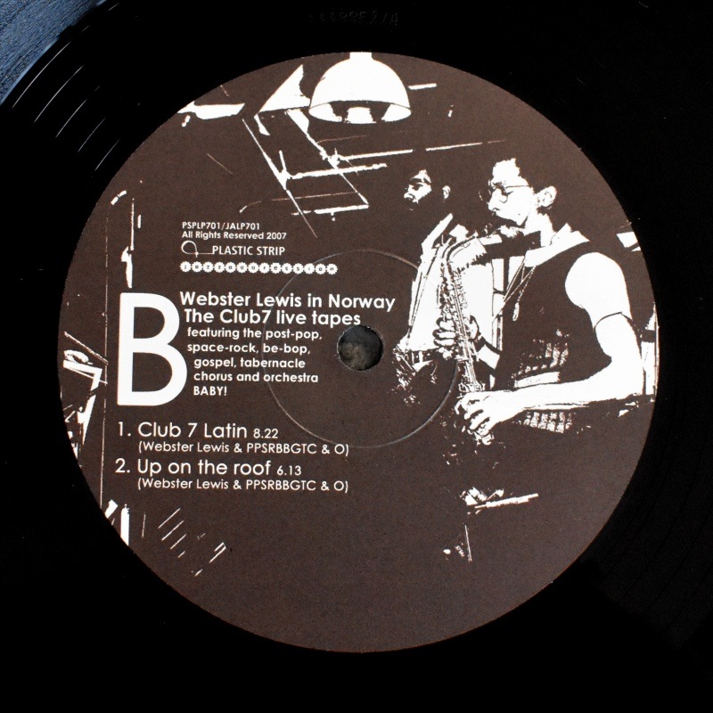 Webster Lewis Featuring The Post-Pop, Space Rock, Be-Bop, Gospel Tabernacle Chorus and Orchestra BABY! - Webster Lewis In Norway - The Club7 Live Tapes  [ 2��LP ]