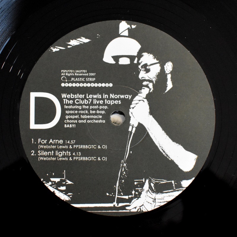 Webster Lewis Featuring The Post-Pop, Space Rock, Be-Bop, Gospel Tabernacle Chorus and Orchestra BABY! - Webster Lewis In Norway - The Club7 Live Tapes  [ 2��LP ]