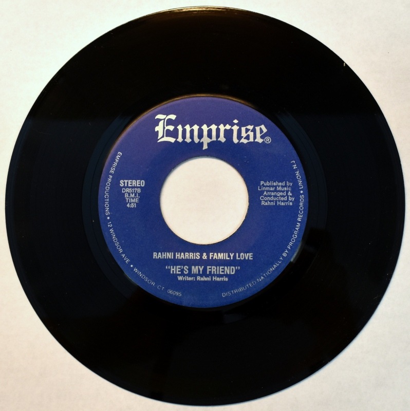 Rahni Harris & Family Love - Inside Of Me / He��s My Friend   [7inch]
