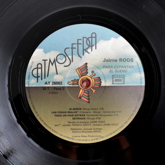 Jaime Roos - Para Espantar El Sueno  [LP]