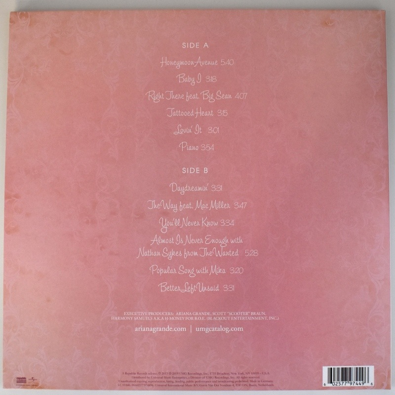 Ariana Grande - Yours Truly [LP]｜SOUL / FUNK,R&B｜Paddy Field