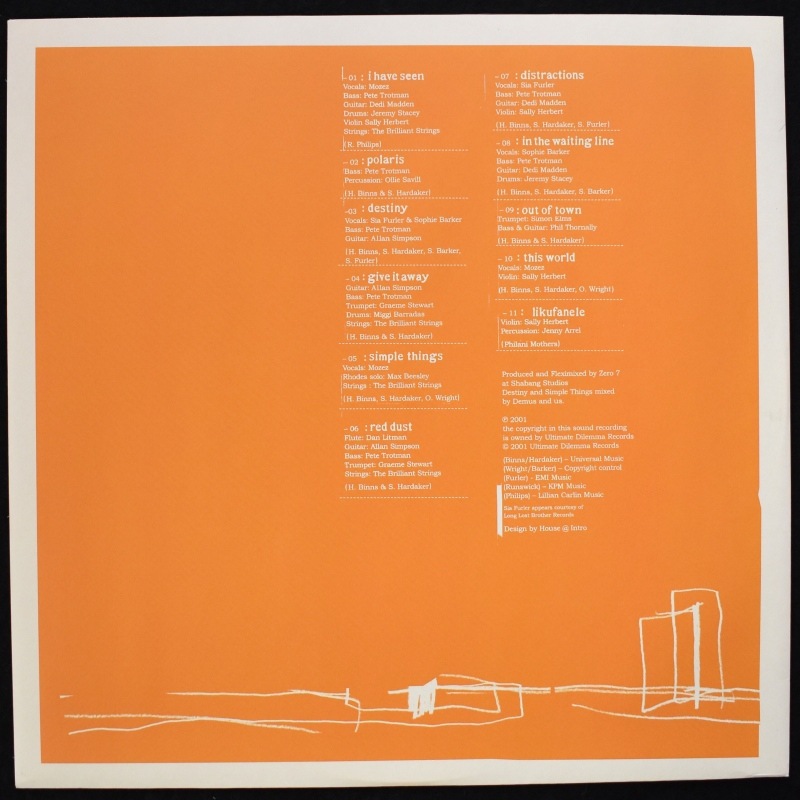 Zero 7 - Simple Things [2xLP] 2001年UK レアオリジナル｜ELECTRONIC
