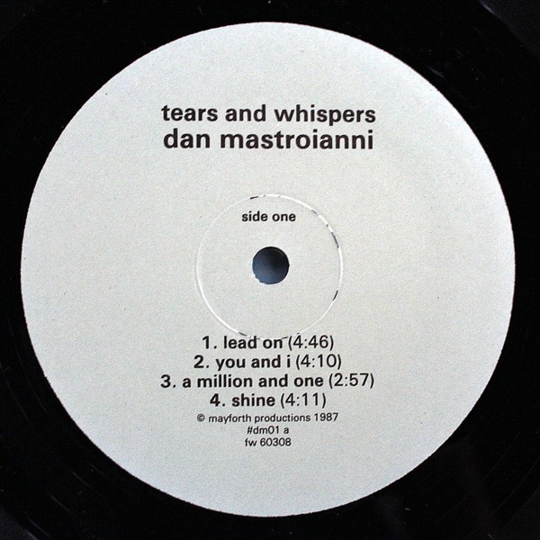 Dan Mastroianni - Tears & Whispers  [LP]