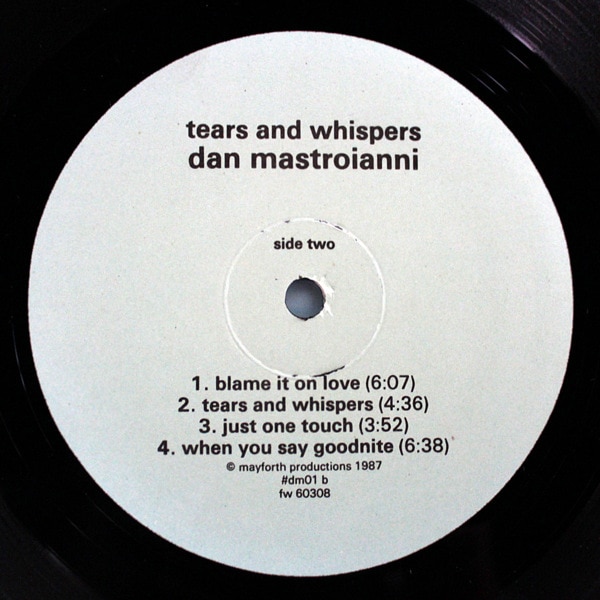 Dan Mastroianni - Tears & Whispers  [LP]