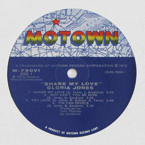 Gloria Jones - Share My Love