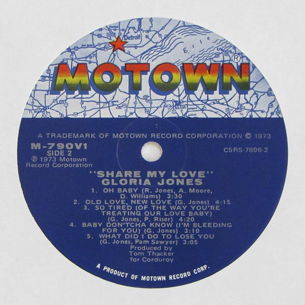 Gloria Jones - Share My Love