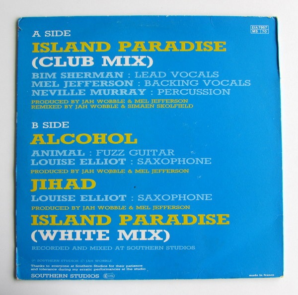 Jah Wobble - Island Paradise