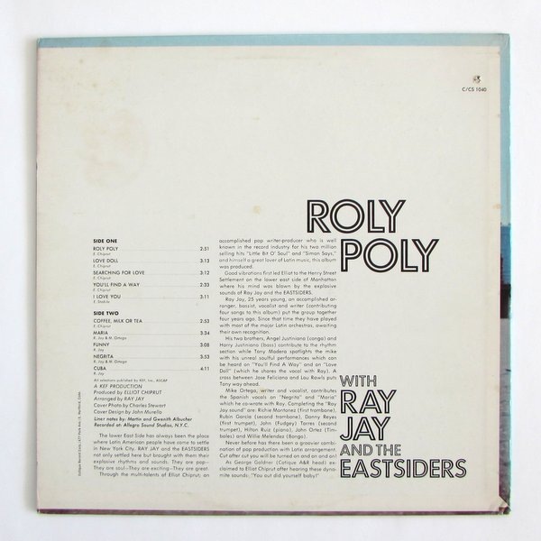 Ray Jay And The Eastsiders Roly Poly モノ盤 Ray Jay And The Eastsiders - Roly Poly｜全てのカテゴリー｜Paddy