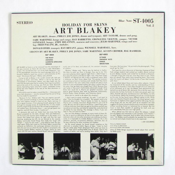 Art Blakey - Holiday For Skins