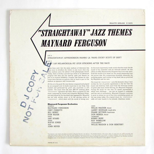 Maynard Ferguson - Straightaway Jazz Themes