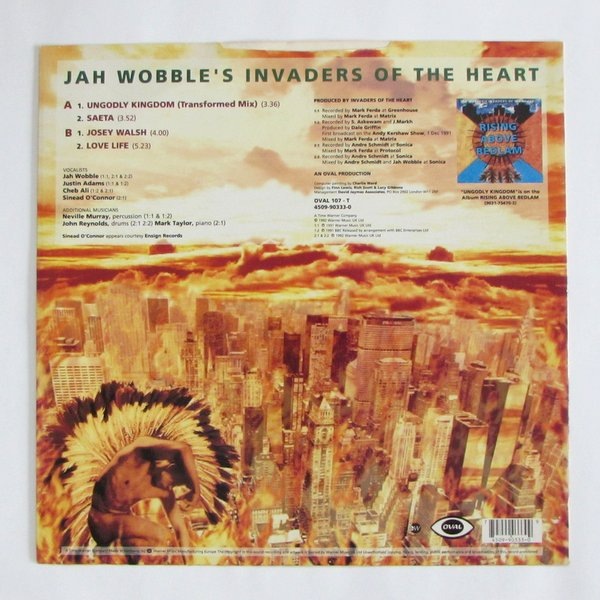 Jah Wobble's Invaders Of The Heart - The Ungodly Kingdom [EP]