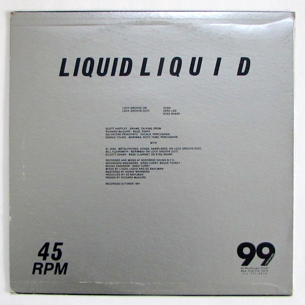Liquid Liquid - Successive Reflexes｜全てのカテゴリー｜Paddy